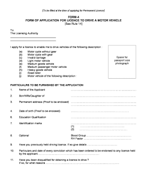 Drivers License Template PDF  Form