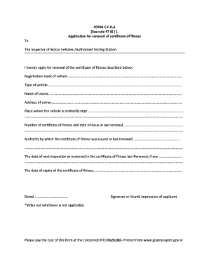 Cfra Form