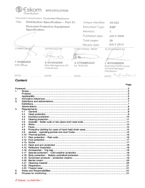 DSP34 323 Distribution Technology Home Eskom  Form