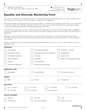 Diversity Form