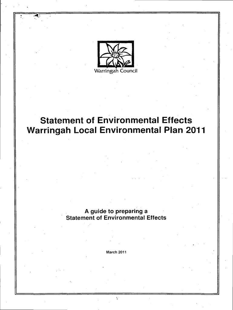 Statement of Environmental Effects  Form