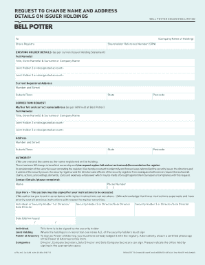 Smart Value Personal Data Change Form PDF