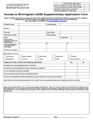 Personal Aplication Form Print