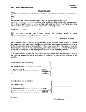 Cb8 Bond  Form