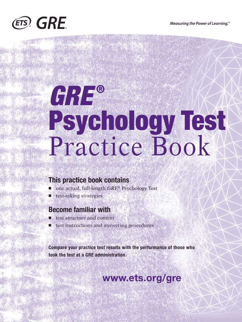 Gre Psychology Book PDF  Form