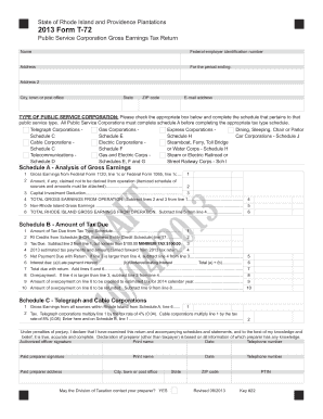 T 72 Rhode Island Division of Taxation Tax State Ri  Form