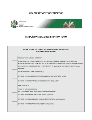 Kzn Database Login  Form