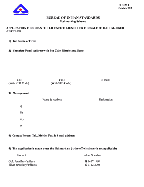 Bis Hallmark PDF  Form