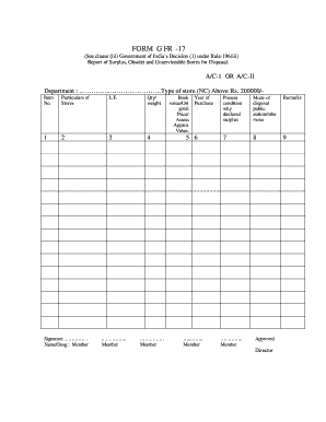 Gfr 17 Form