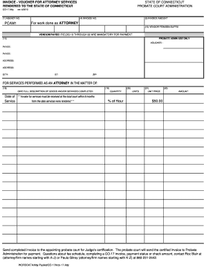 CO 17 FORM Probate Court