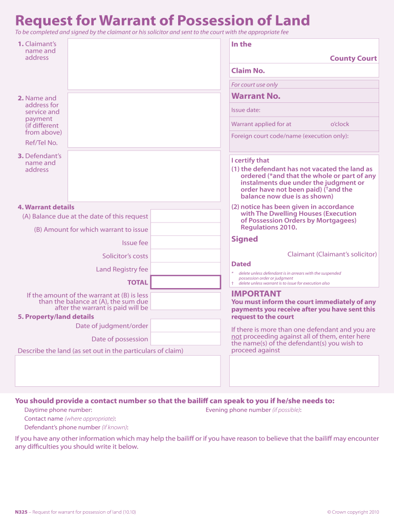 N325 Example  Form