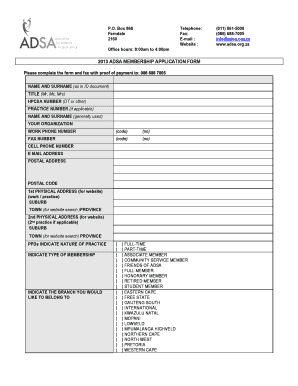 Hospersa Cancellation Form