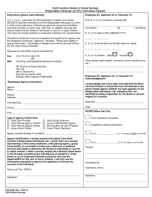 Responsble Indivuals List Search Form