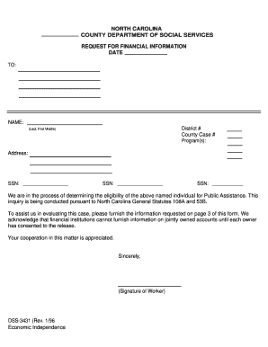 Dss 3431  Form