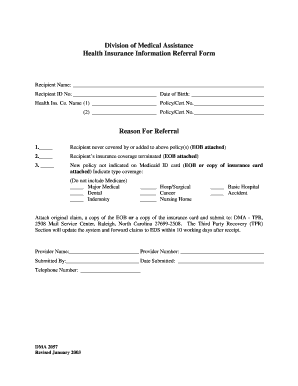 Dma 2057 Form