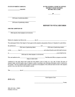 Dss 1815  Form