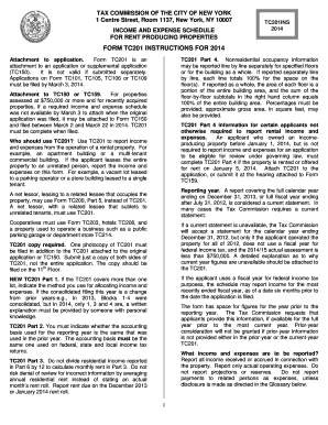 Tc 201 Instructions  Form