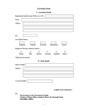 Fcra Online  Form