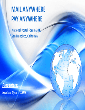How to Pay Anywhere Usps Form
