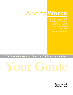 Alberta Works Policy Manual  Form