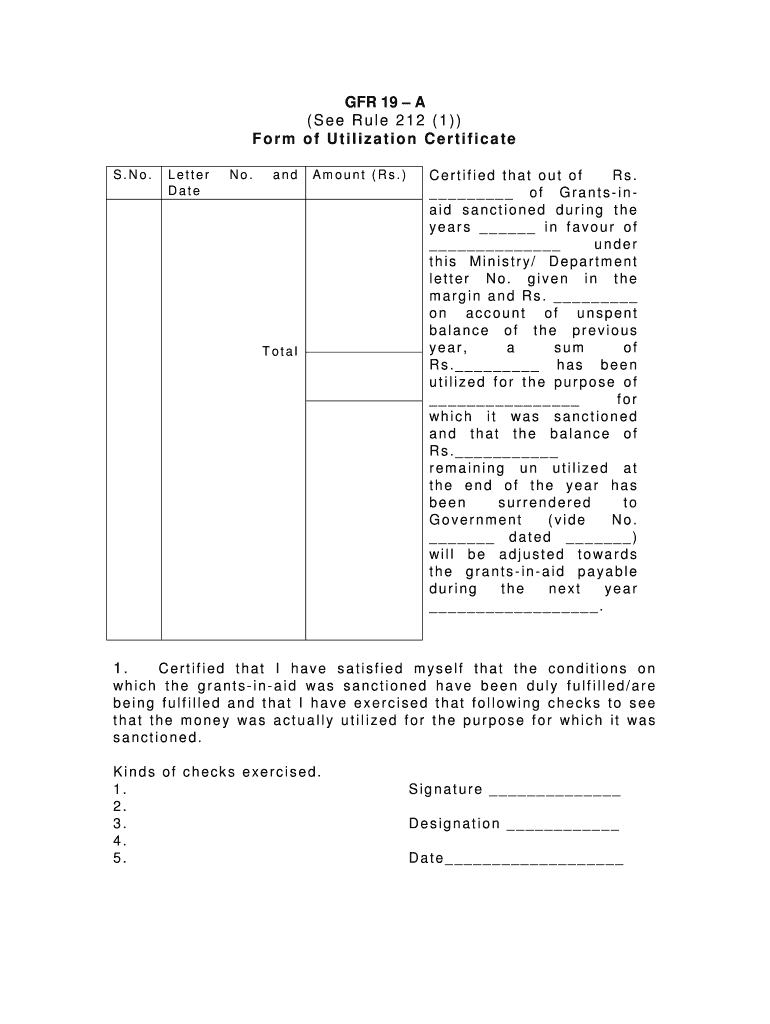 Form 19a