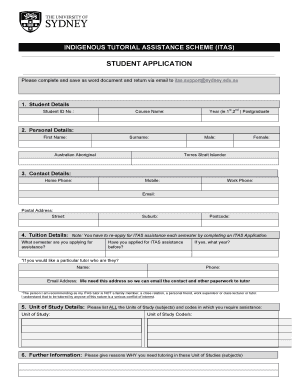 Student Application Form