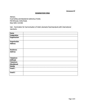 How to Fill Form Ix Fssai