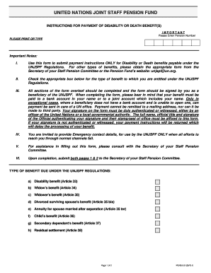 Pens E2 UNJSPF Website Sas Undp  Form