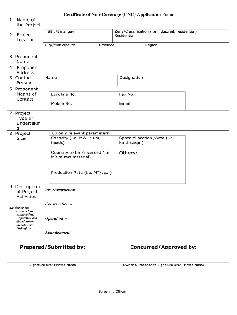 Cnc Online  Form