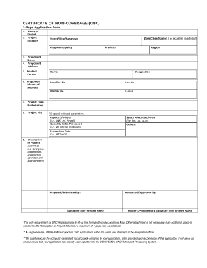 Cnc Online Application  Form
