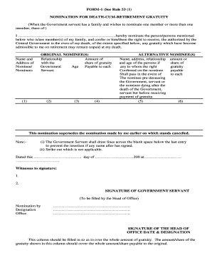 Form 1 See Rule 53 1