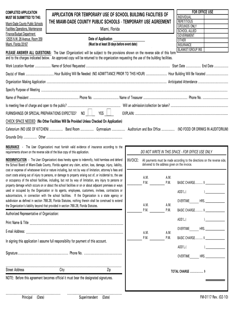  Miami Dade Public Housing Accommodation Forms 2010-2024