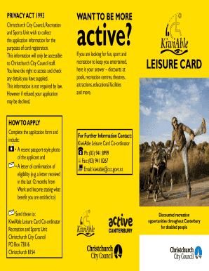 Kiwiable Card  Form