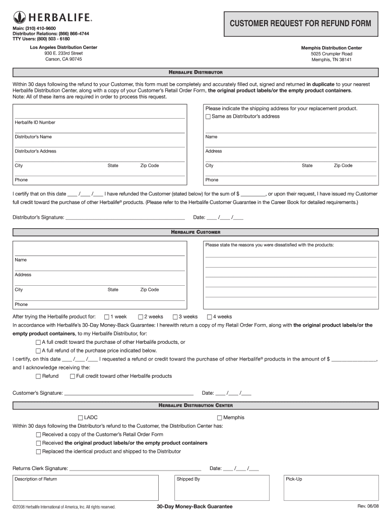 Herbalife Wellness Evaluation Form PDF