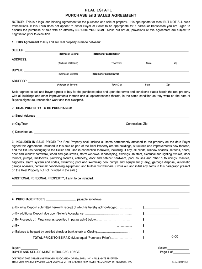 Offer to Purchase Real Estate Form PDF