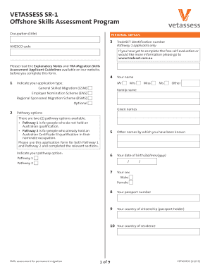 Tra Assessment Checklist  Form