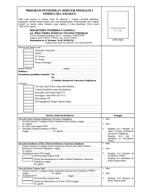 Ppds Unpad  Form