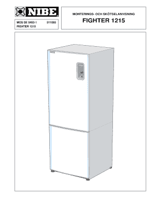 Nibe Fighter 1215 Manual  Form