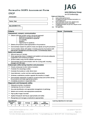 Dops Assessment Form