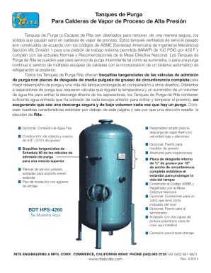 Tanques De Purga Para Calderas De Vapor De Proceso De Alta  Form