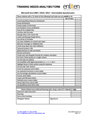 Tna Form