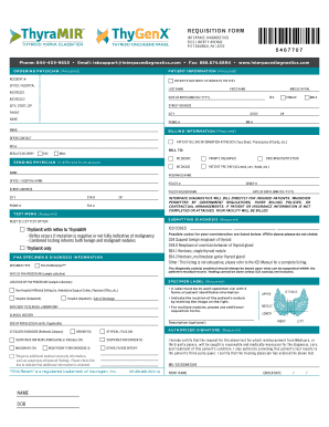 REQUISITION FORM Interpace Diagnostics