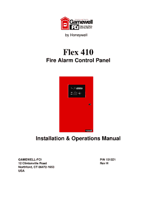 Gamewell Flex 410 Manual  Form