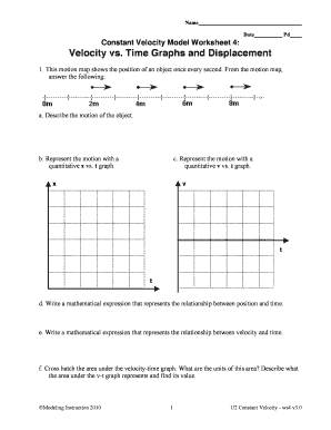 Fillable Online 2: Speed and Velocity Worksheet Fax Email Print - pdfFiller