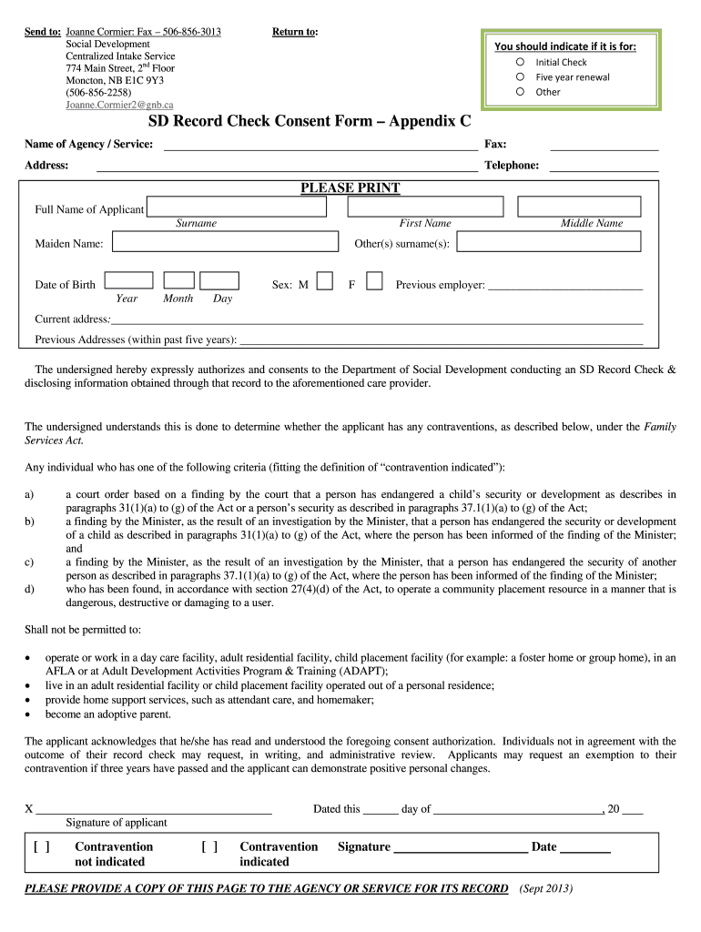 Sd Check Nb  Form