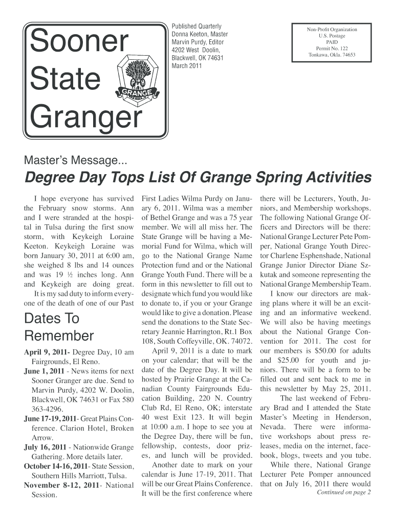 Index of PDF Documents2011Granger  Okgrange  Form