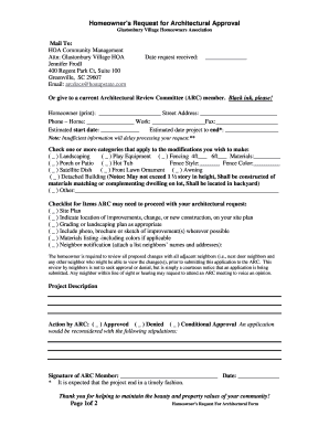 Hoa Community Management Greenville Sc  Form