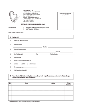 Ecce Malaysia  Form