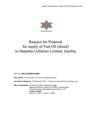 Fuel Supply Proposal PDF  Form