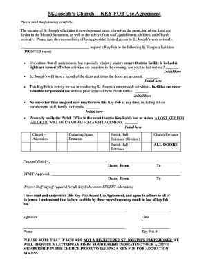 Key Holder Agreement Template Word  Form